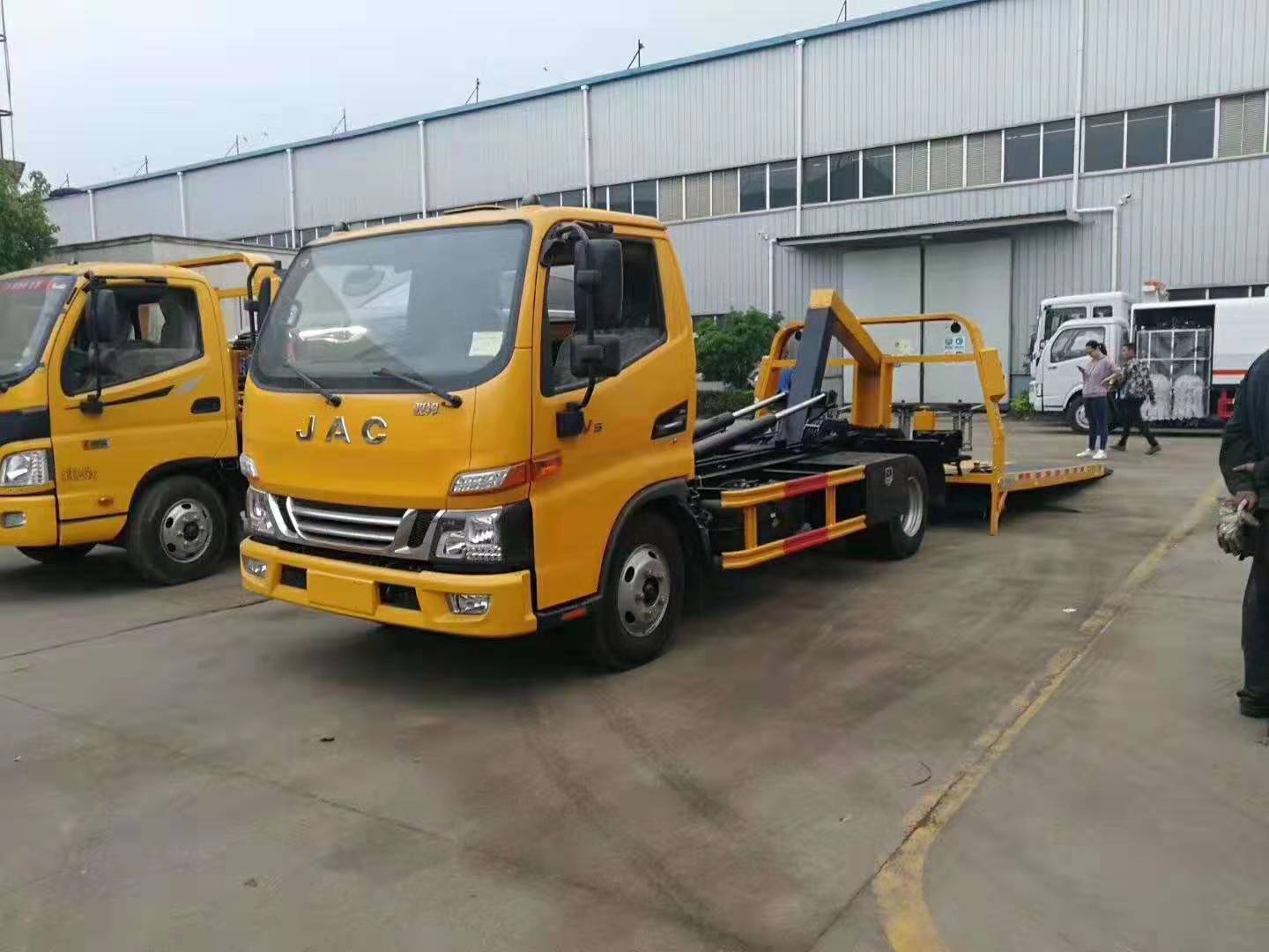 程力专汽江淮骏铃V5蓝牌清障车 实拍图