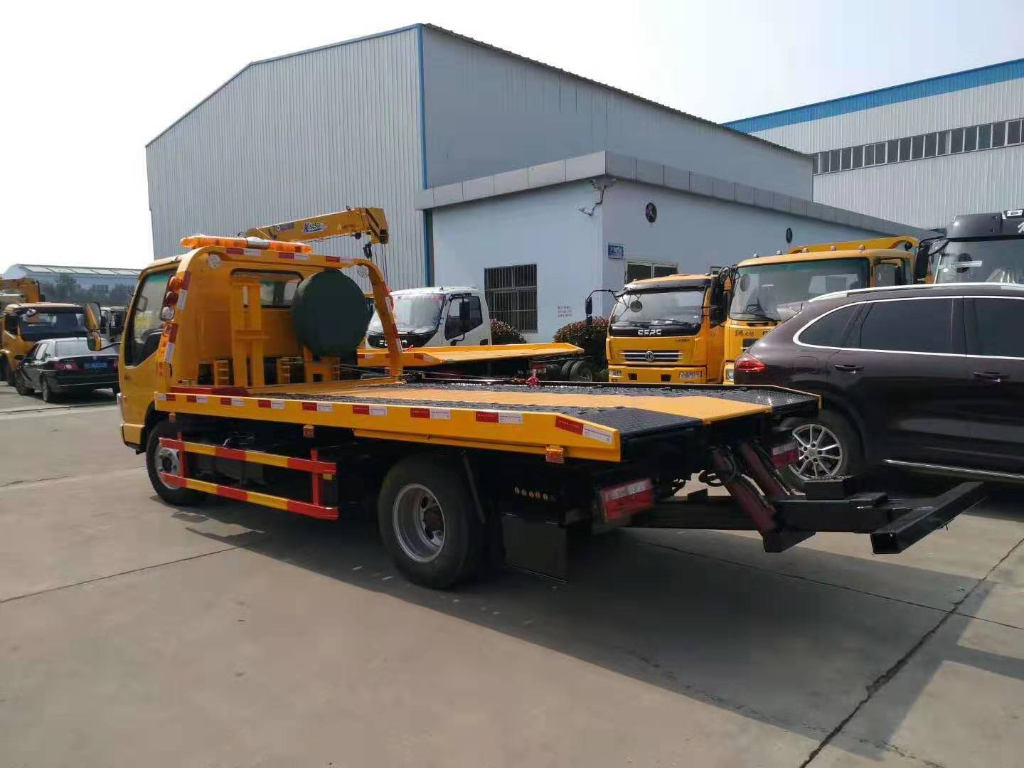 程力专汽江淮骏铃V5蓝牌清障车 实拍图