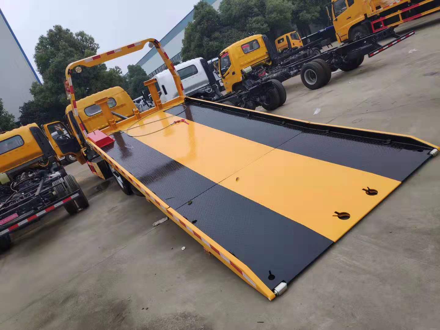 程力专汽江淮骏铃V5蓝牌清障车 实拍图