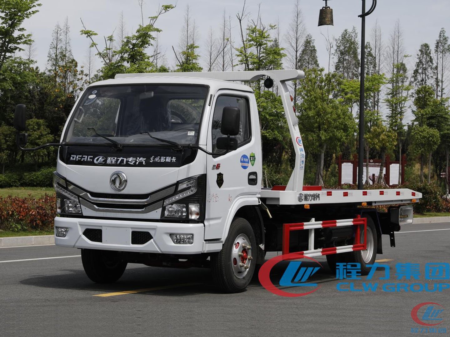 程力集团国六东风多利卡D6蓝牌清障车