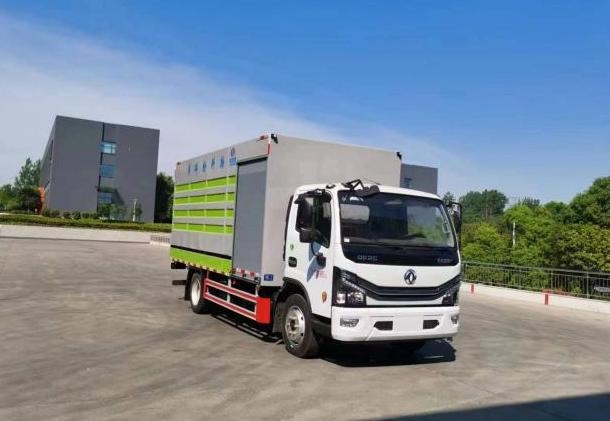 东风多利卡D7物料粉碎车 实拍图
