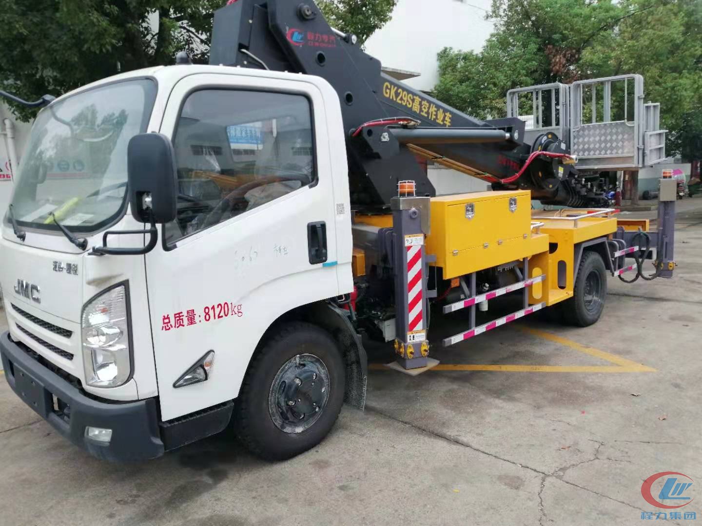 江铃凯瑞29米伸缩臂高空作业车 实拍图