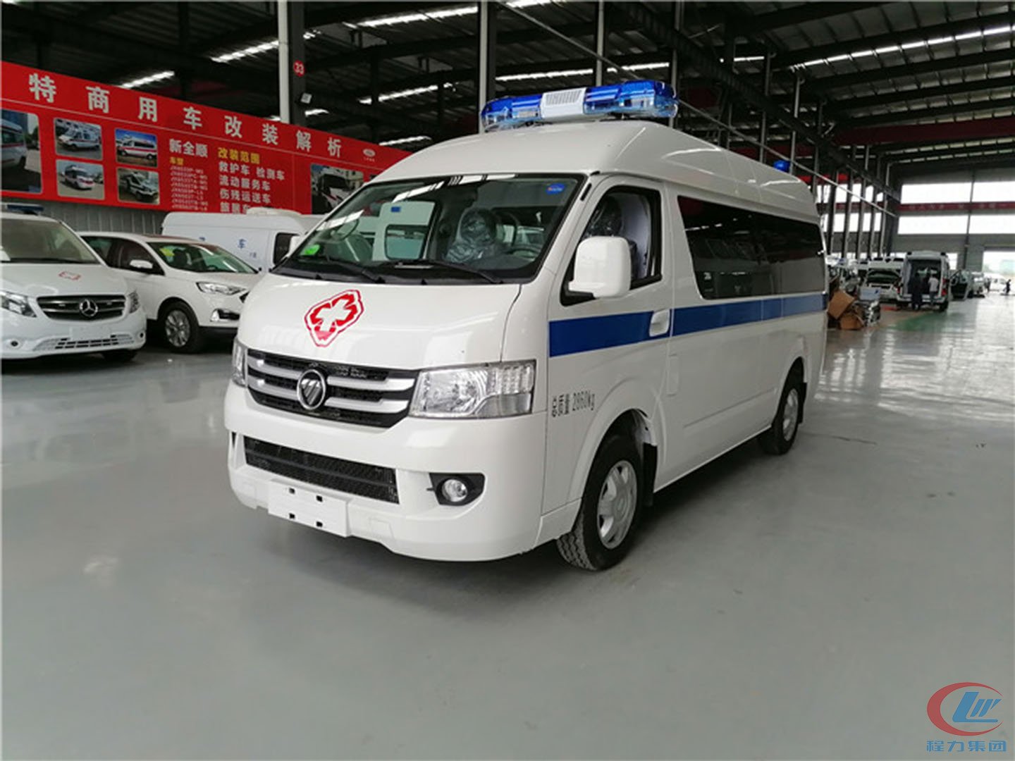 程力集团福田G7救护车 实拍图