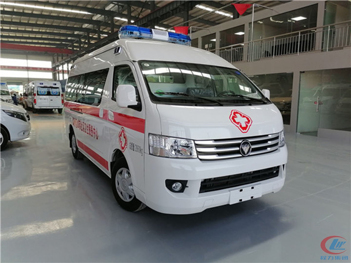 程力集团福田G9救护车 实拍图