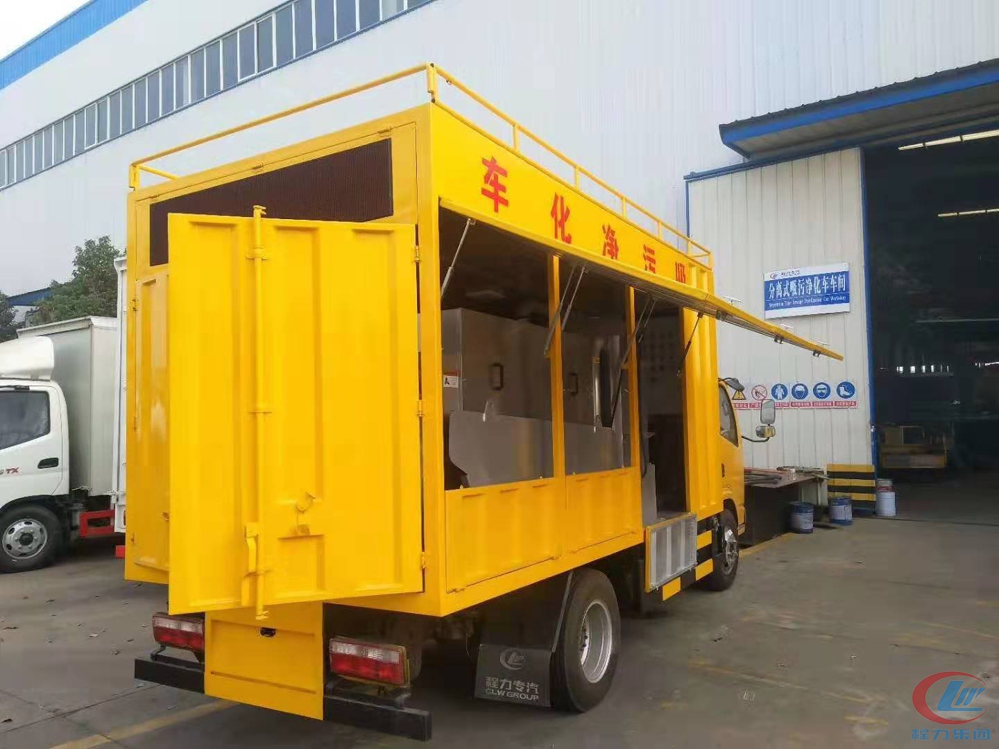 程力东风多利卡D6污水净化车,吸污净化车 实拍图