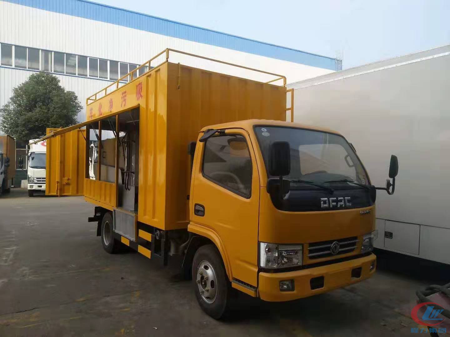 程力东风多利卡D6污水净化车,吸污净化车 实拍图