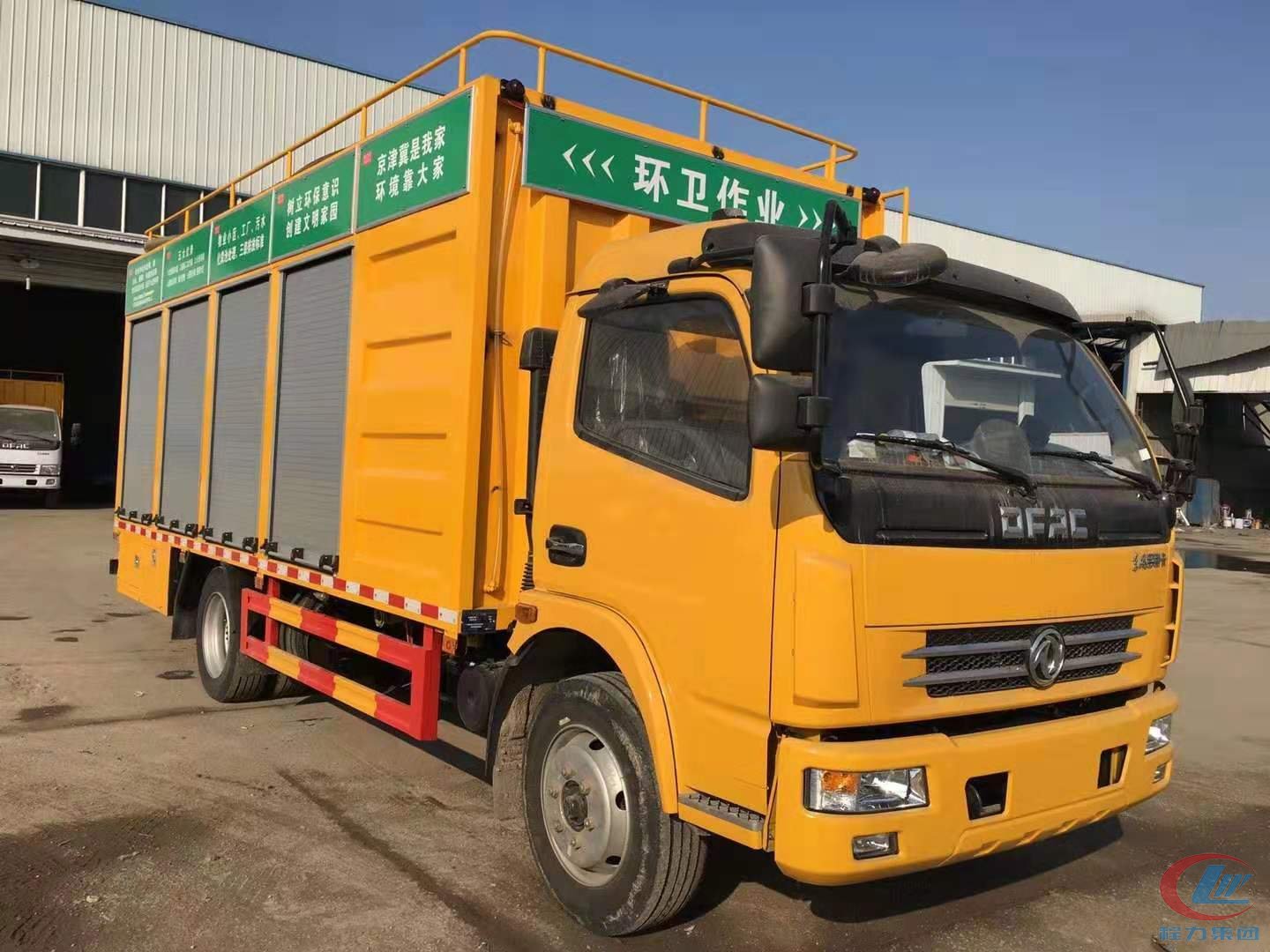 程力集团东风大多利卡D7污水净化车 实拍图