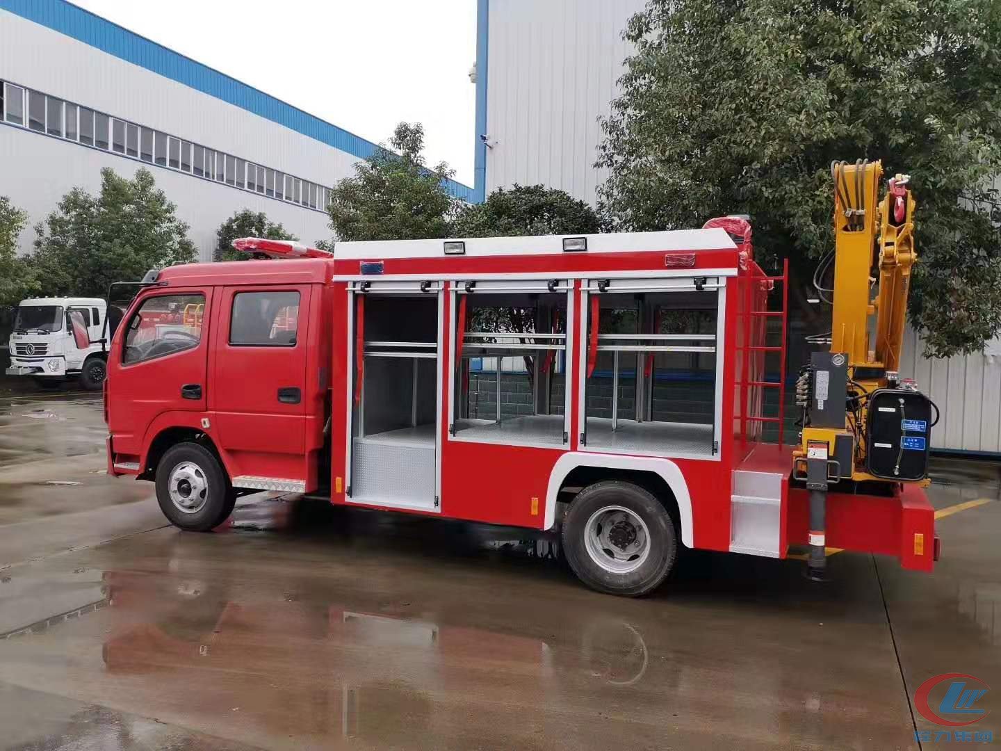 程力集团工程抢险消防车 实拍图