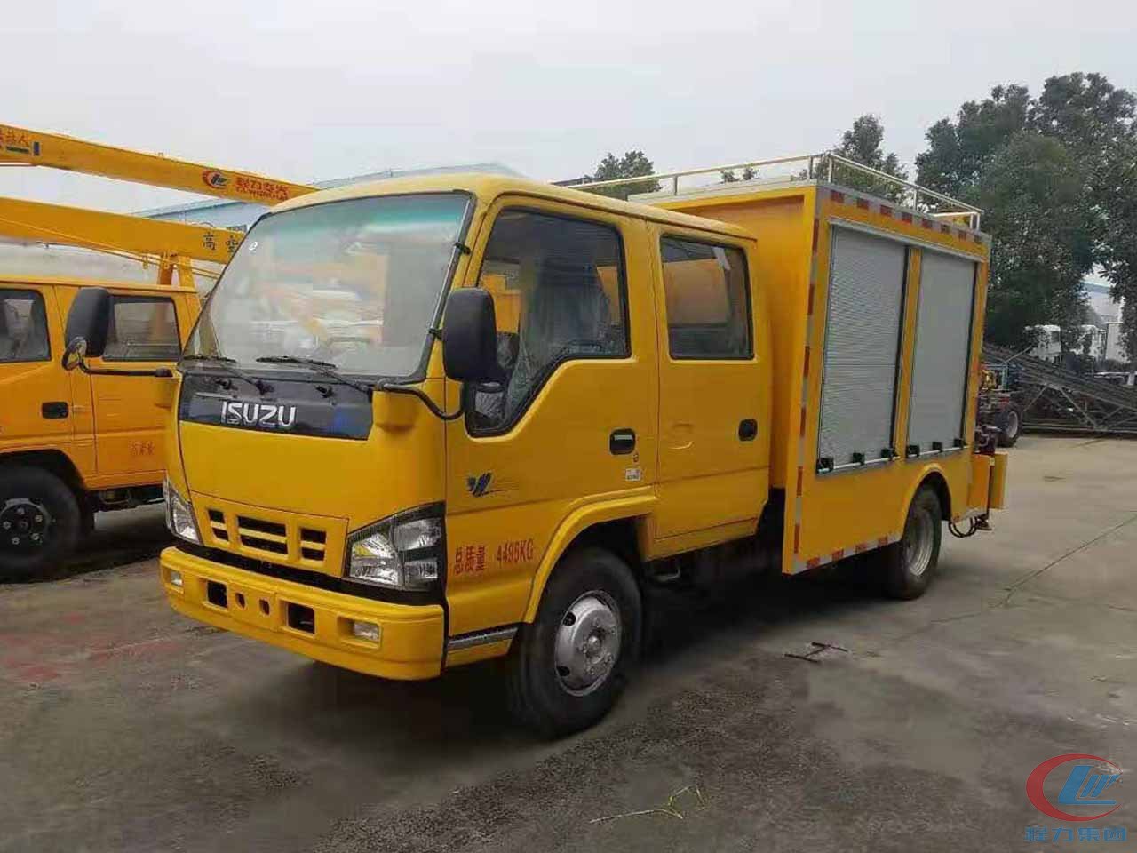程力威牌五十铃应急电源车,工程救险车