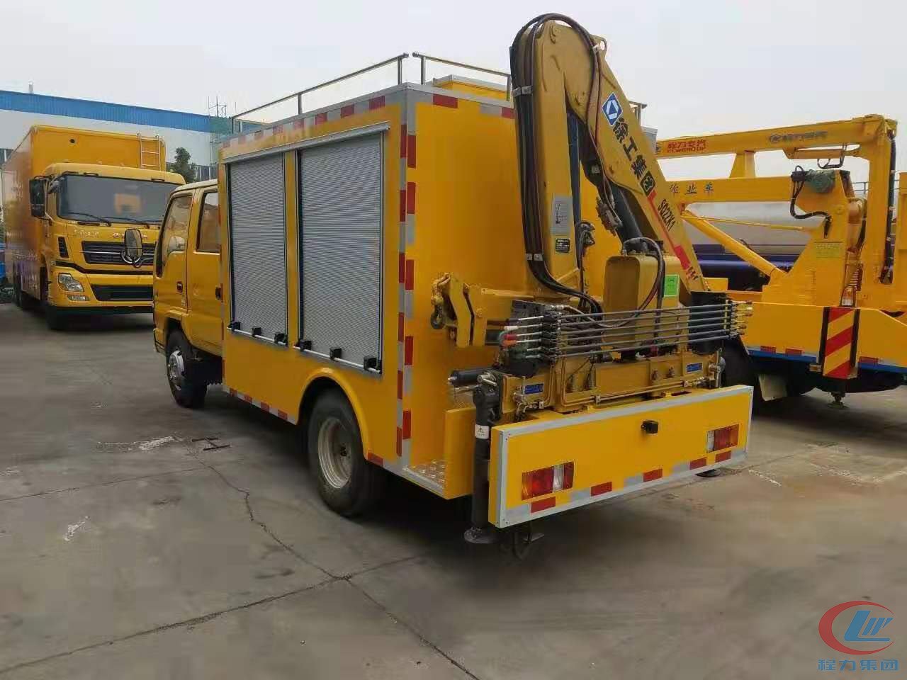 程力威牌五十铃应急电源车,工程救险车 实拍图