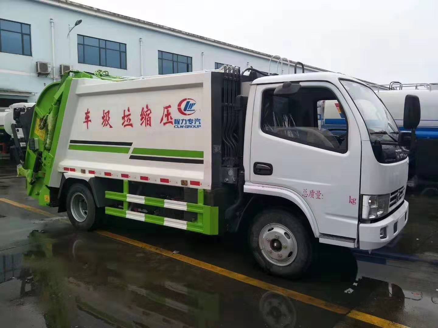 东风多利卡D6压缩垃圾车国五 实拍图