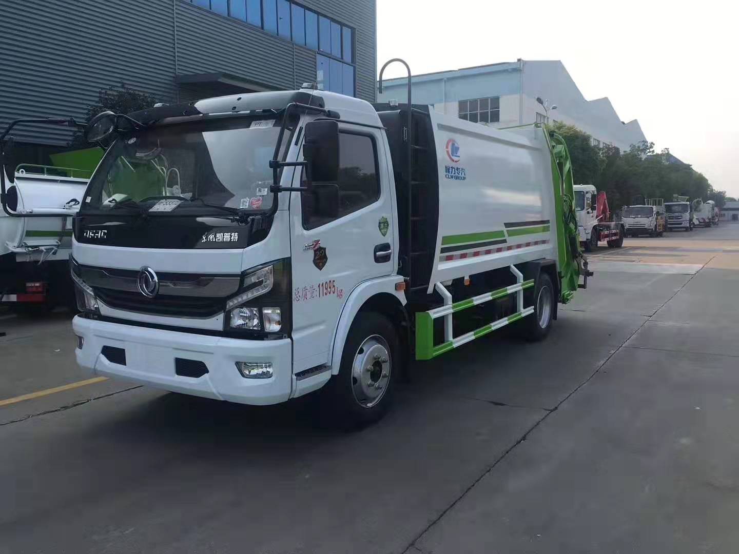 国六东风凯普特K7压缩垃圾车 实拍图