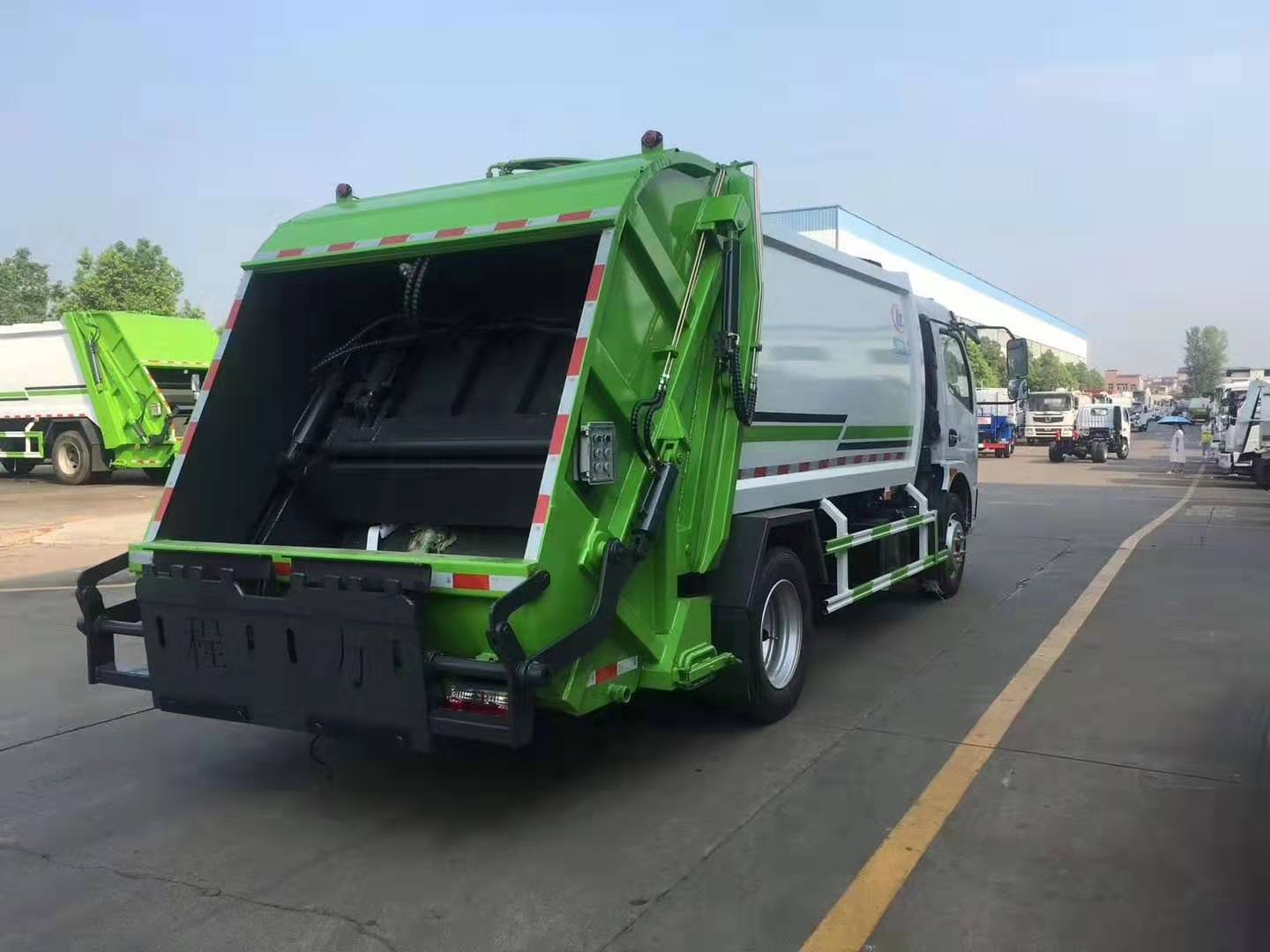 国六东风凯普特K7压缩垃圾车 实拍图