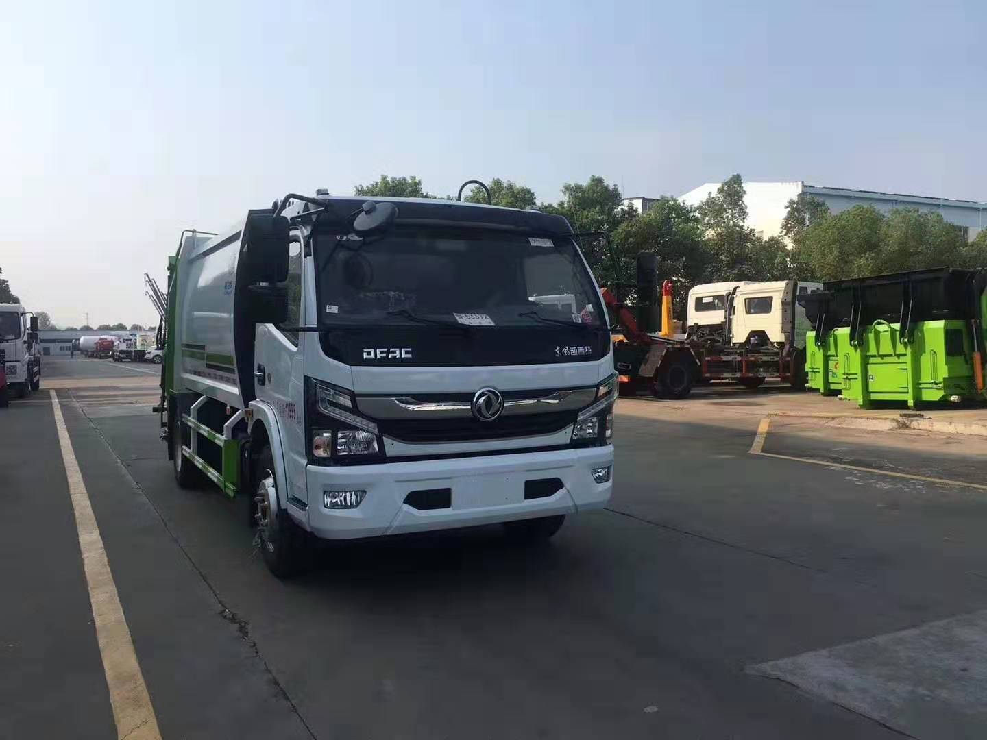 国六东风凯普特K7压缩垃圾车 实拍图
