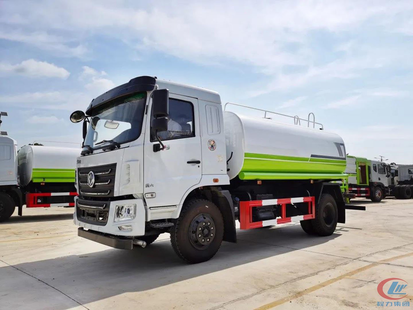 程力威牌国六12方东风华神F5洒水车