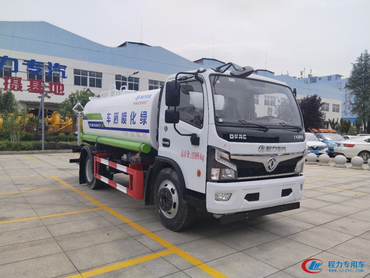 程力新款国六东风福瑞卡F7新款9立方洒水车 实拍图