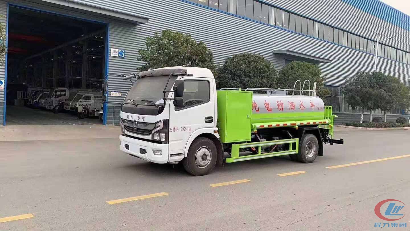程力纯电动5方新能源纯电动洒水车 实拍图