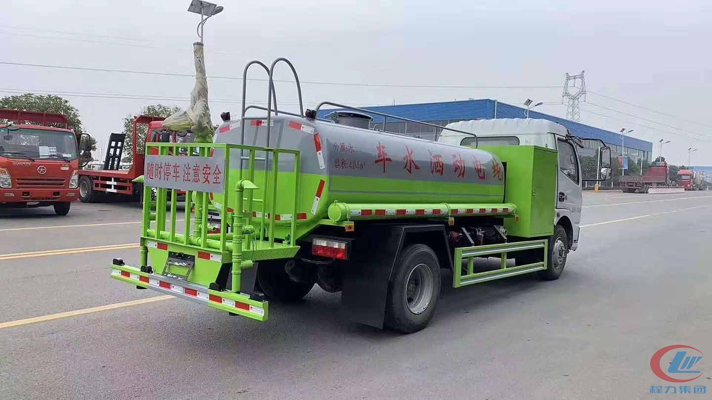 程力纯电动5方新能源纯电动洒水车 实拍图