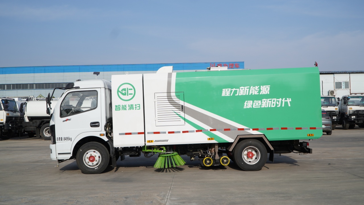 东风凯普特新能源8.5吨纯电动洗扫车