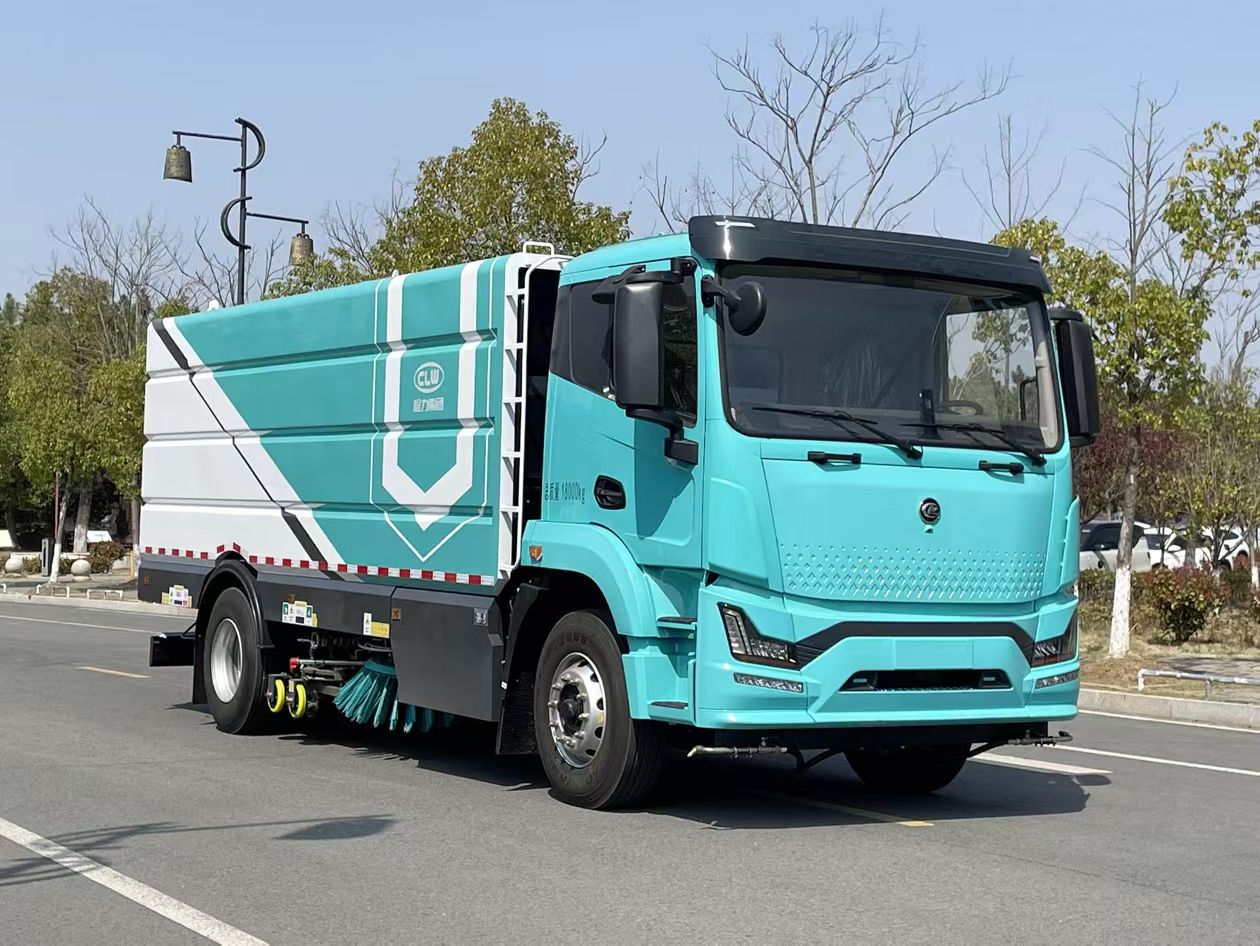 程力18T纯电动洗扫车 型号:CL5184TXSBEV 实拍图