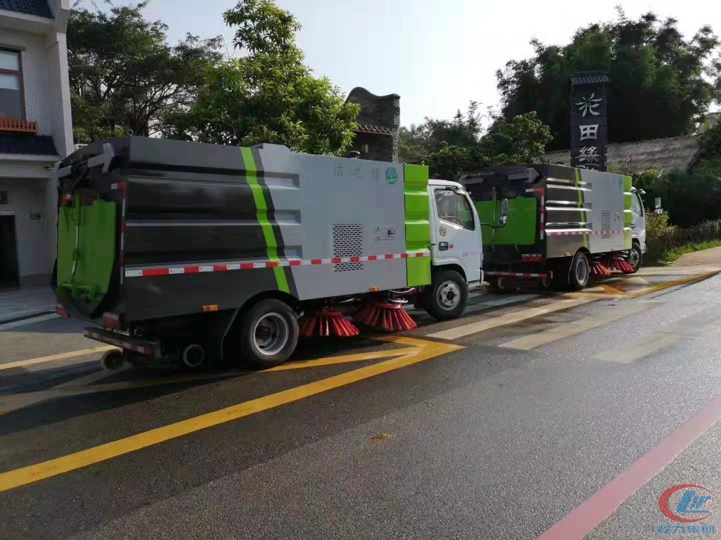 程力威牌国五东风小多利卡D6扫路车 实拍图