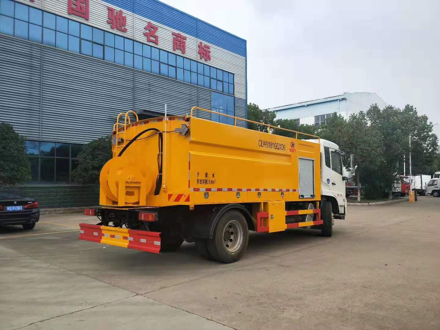 东风天锦高压清洗车,天锦国六疏通车 实拍图