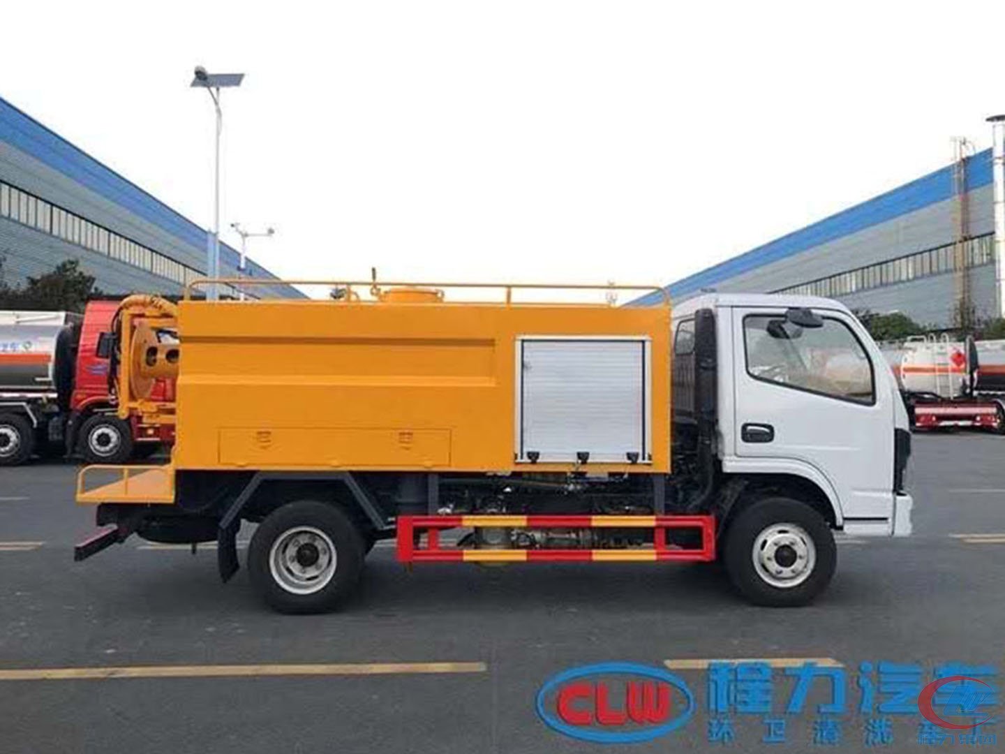 国六东风福瑞卡蓝牌高压清洗车 实拍图