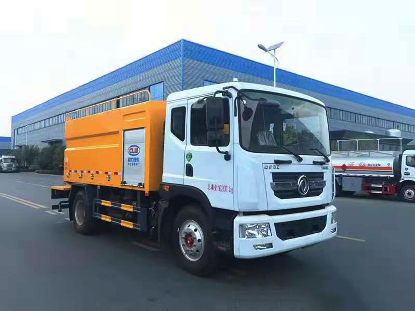 程力集团国六东风多利卡D9高压清洗车