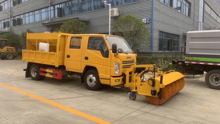 程力CL5040TCX6HL型江铃顺达双排蓝牌除雪车 实拍图
