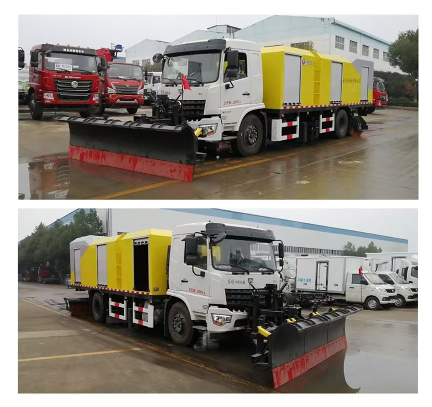 程力威牌CLW5180TCXE6型除雪除冰车,程力破冰除雪车 实拍图
