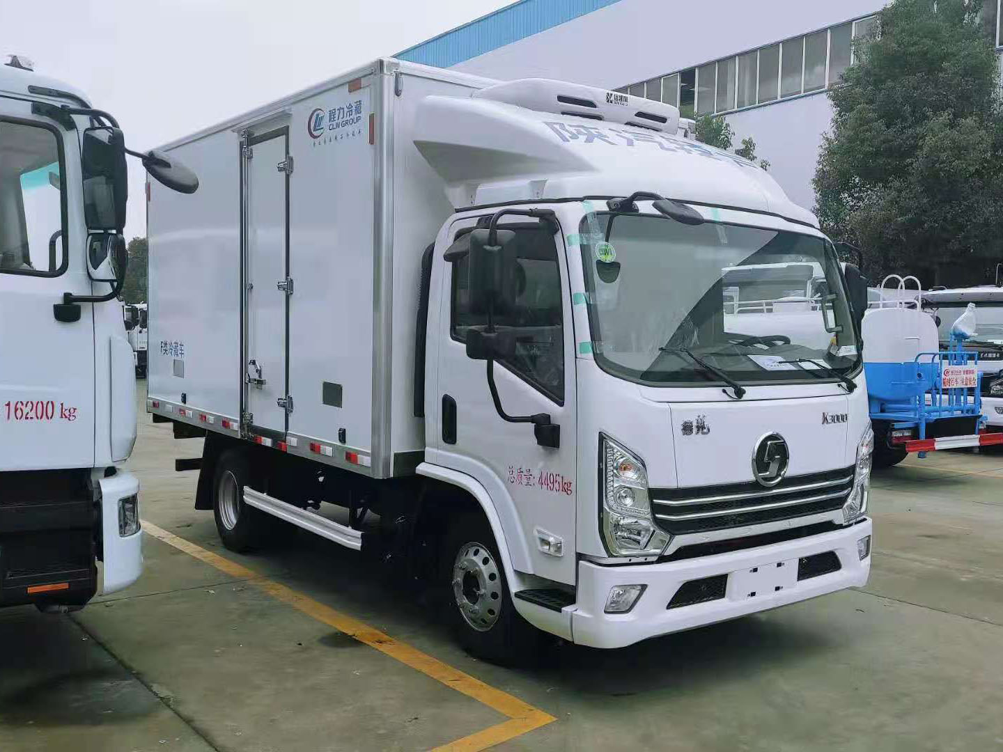 程力威牌国六陕汽德龙K3000冷藏车 实拍图