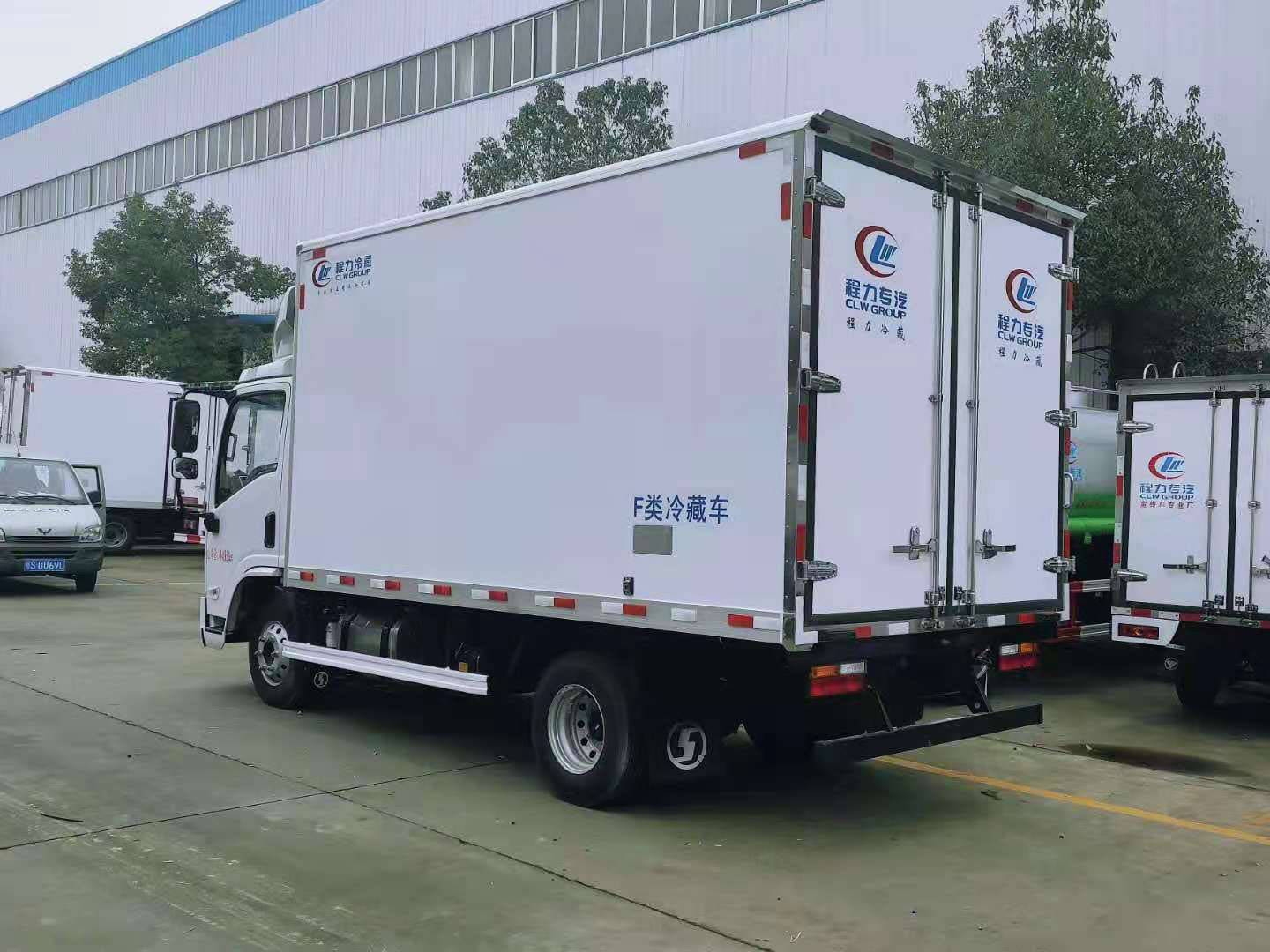 程力威牌国六陕汽德龙K3000冷藏车 实拍图