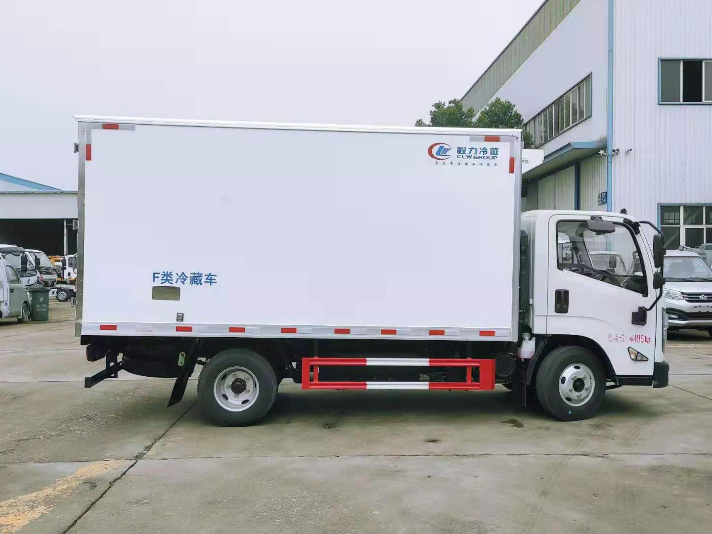 程力集团国六江铃凯运冷藏车 实拍图