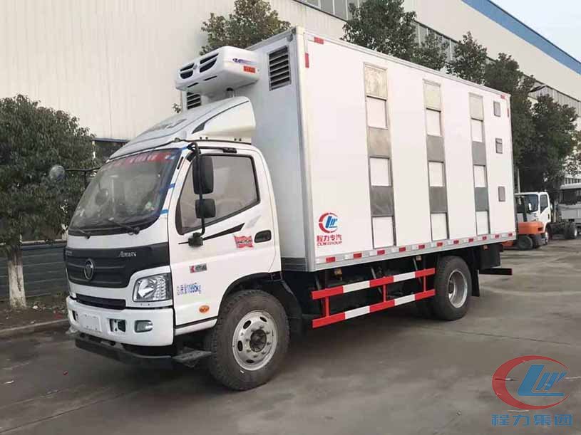 福田欧马可5米2恒温猪苗运输车 实拍图