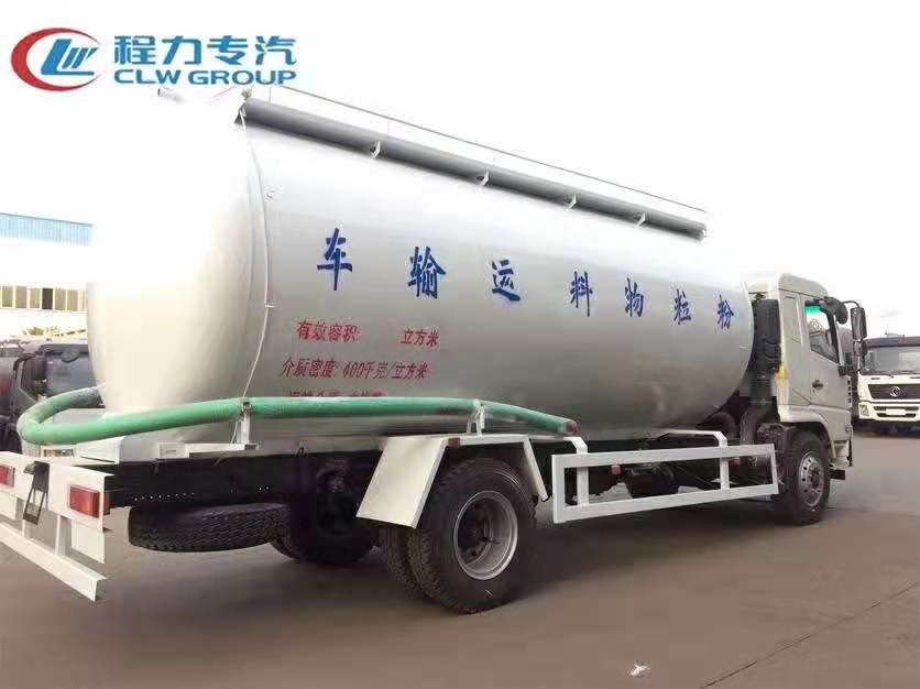 东风天锦粉粒物料车 实拍图