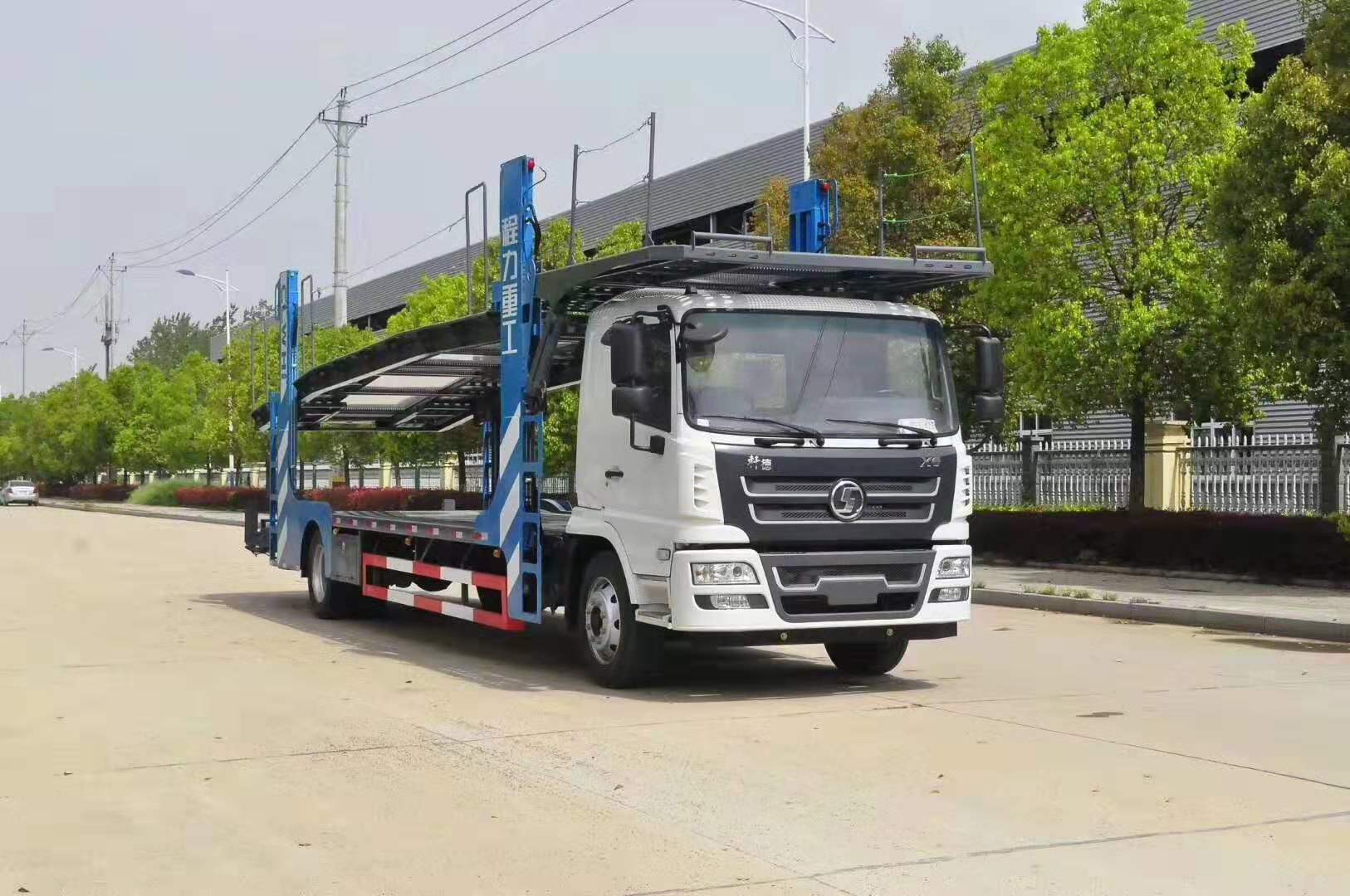 程力集团重工陕汽轩德五位轿运车 实拍图
