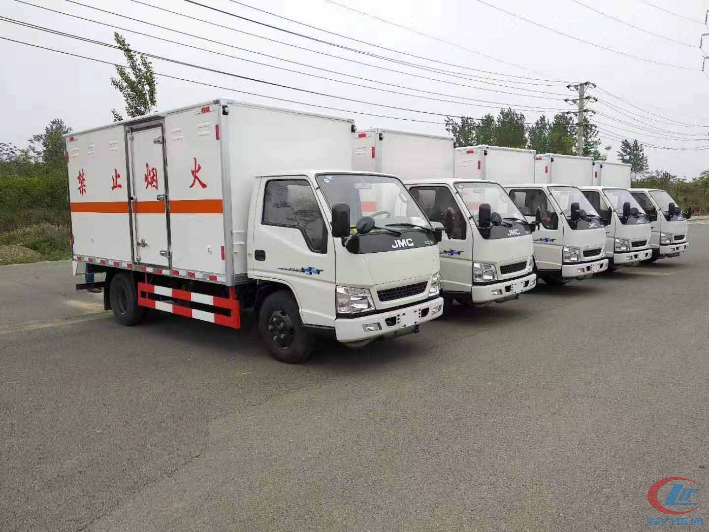 江铃顺达JMC危险品厢式运输车 实拍图