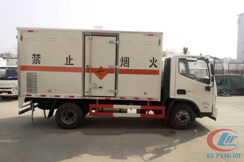 福田欧马可防爆车危险品运输车 实拍图