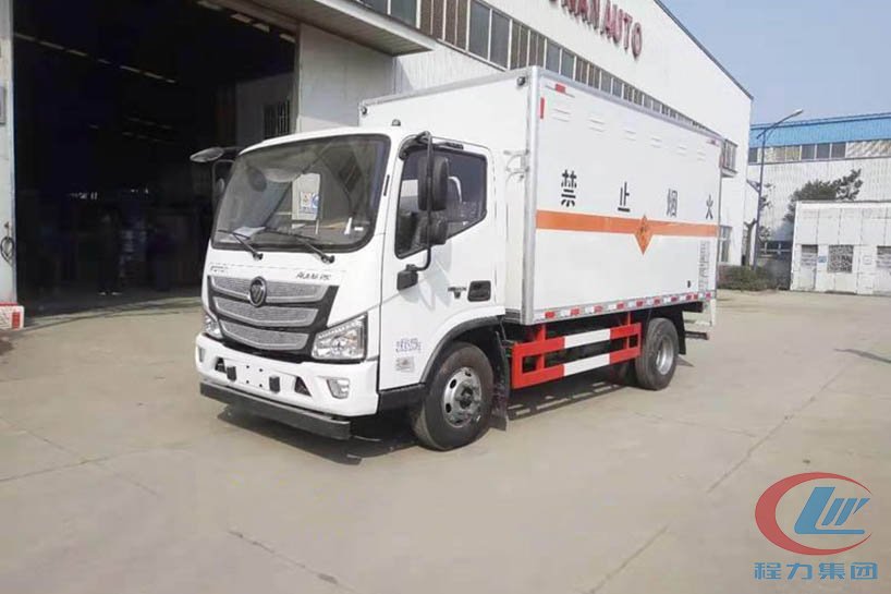 福田欧马可防爆车危险品运输车 实拍图